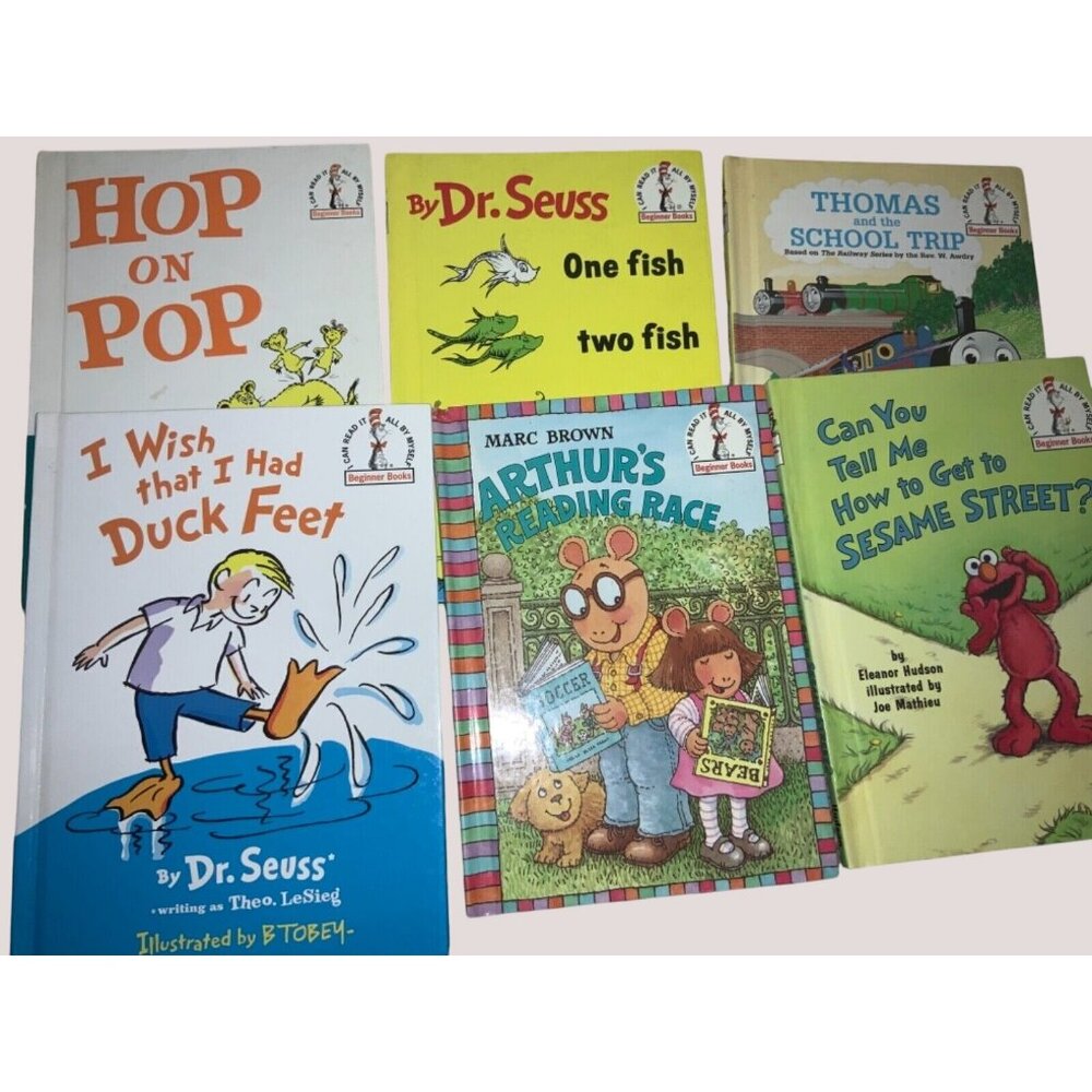Dr. Seuss Beginner Books  I Can Read It All By Myself  lot of 6 Children Books